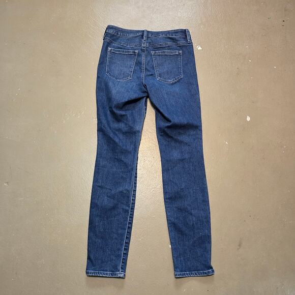 Athleta Mid Rise Skulptek Dark Wash Skinny Fit‎ Stretch Jeans Women's Size 4 - Picture 5 of 7